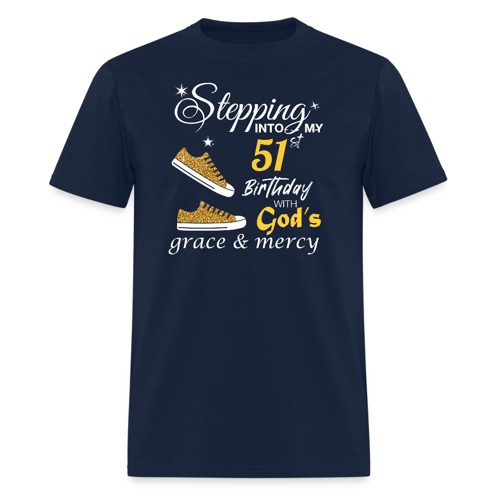 Stepping 51 With God's grace - navy