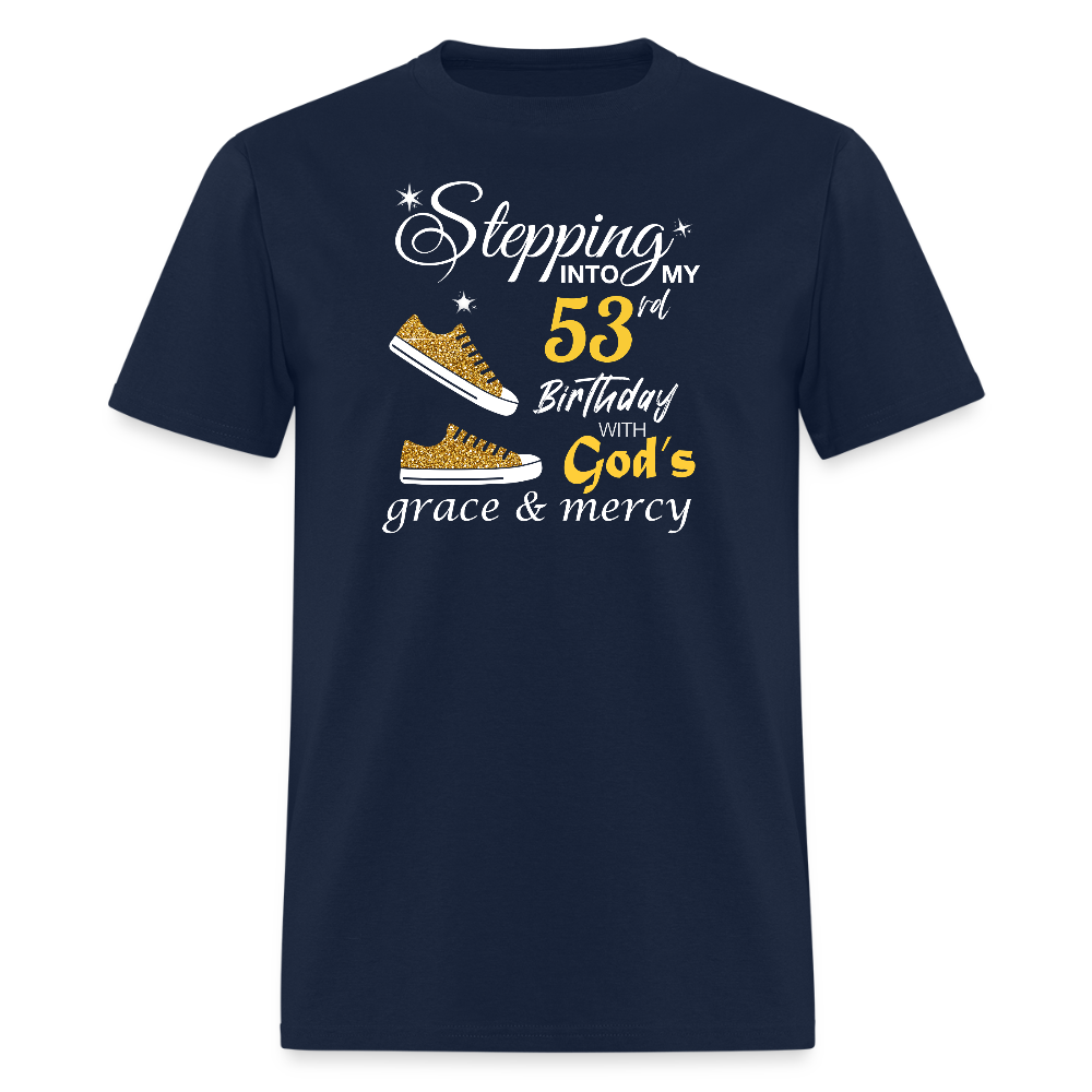 Stepping 50 With God's grace - navy