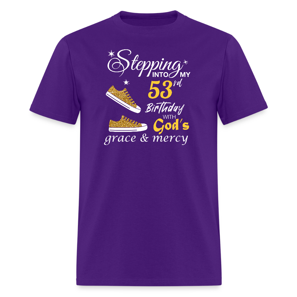 Stepping 50 With God's grace - purple