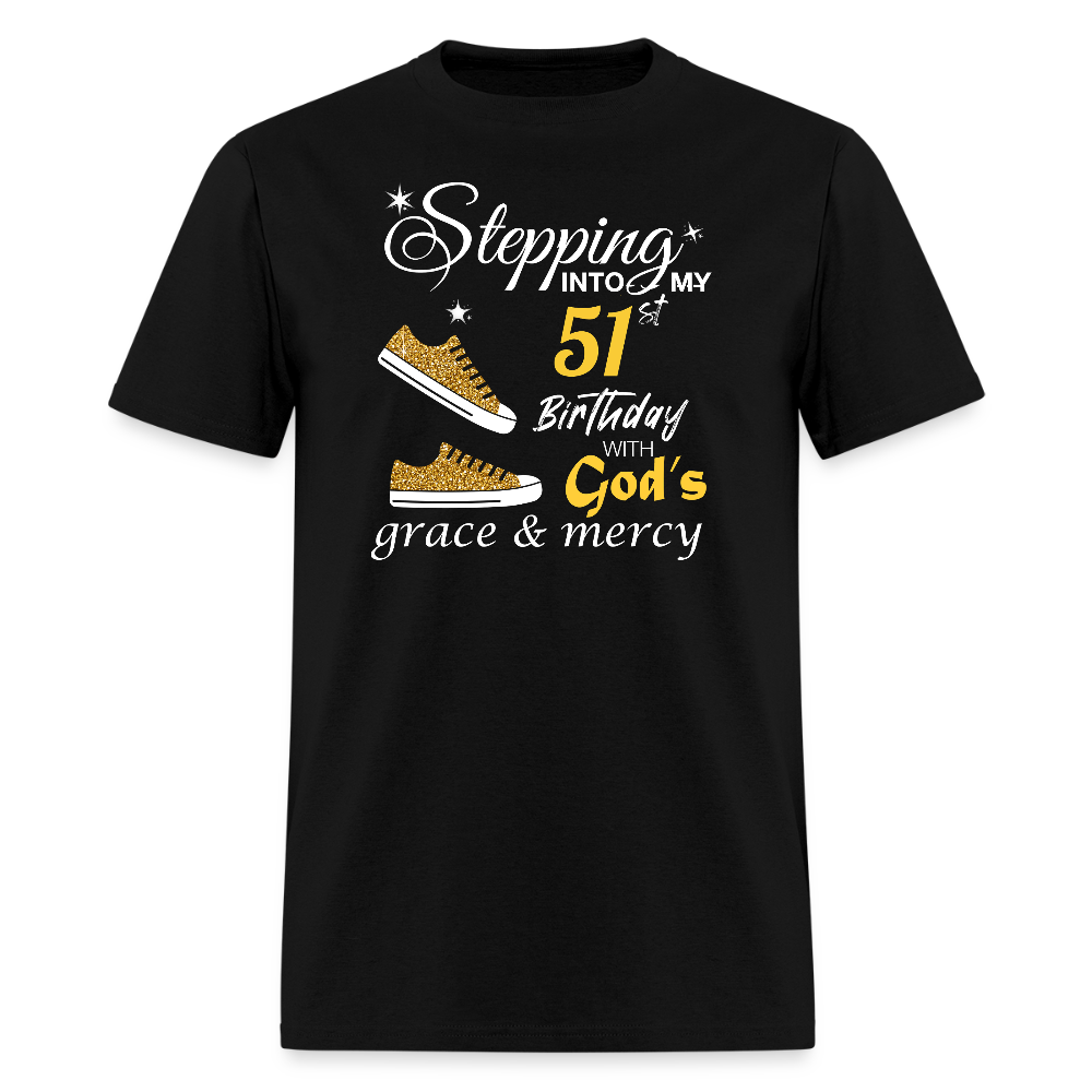 Stepping 51 With God's grace - black