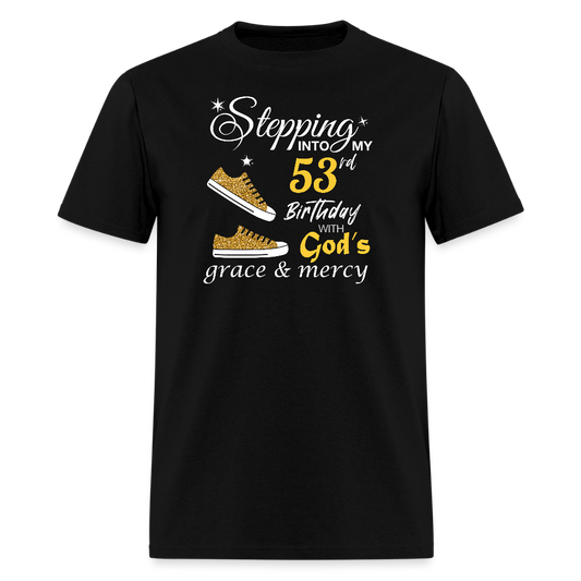 Stepping 50 With God's grace - black