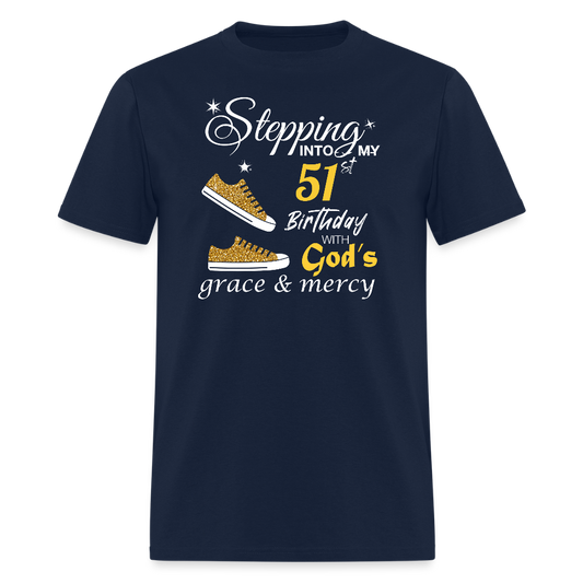 Stepping 51 With God's grace - navy