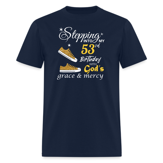 Stepping 50 With God's grace - navy